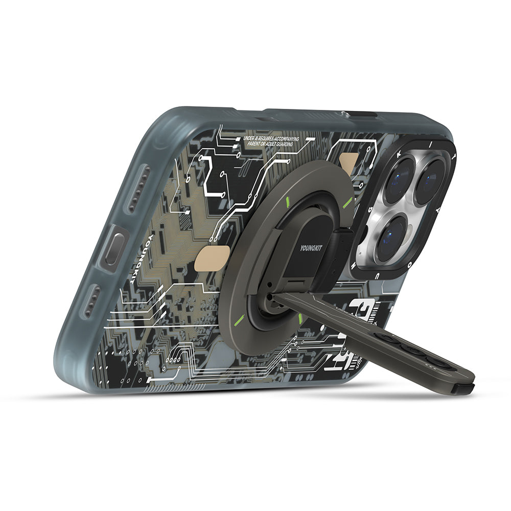 Youngkit Technology Serisi Telefon ve Tabletler için Magnetik Ring Stand Youngkit Technology Serisi Telefon ve Tabletler için Magnetik Ring Stand